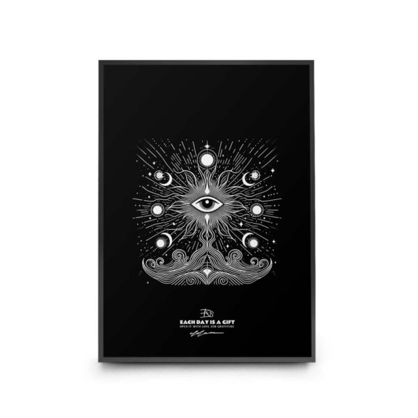 MOONLIGHT Art Poster Print INK-H52-284-MN6-ART-007