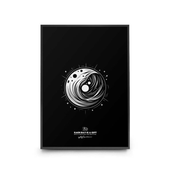 MOONLIGHT Art Poster Print INK-H52-284-MN6-ART-045