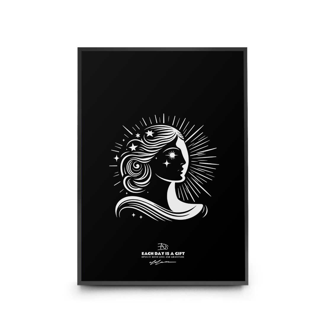 MOONLIGHT Art Poster Print INK-H52-284-MN6-ART-079