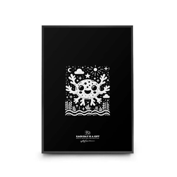 MOONLIGHT Art Poster Print INK-H52-284-MN6-ART-999