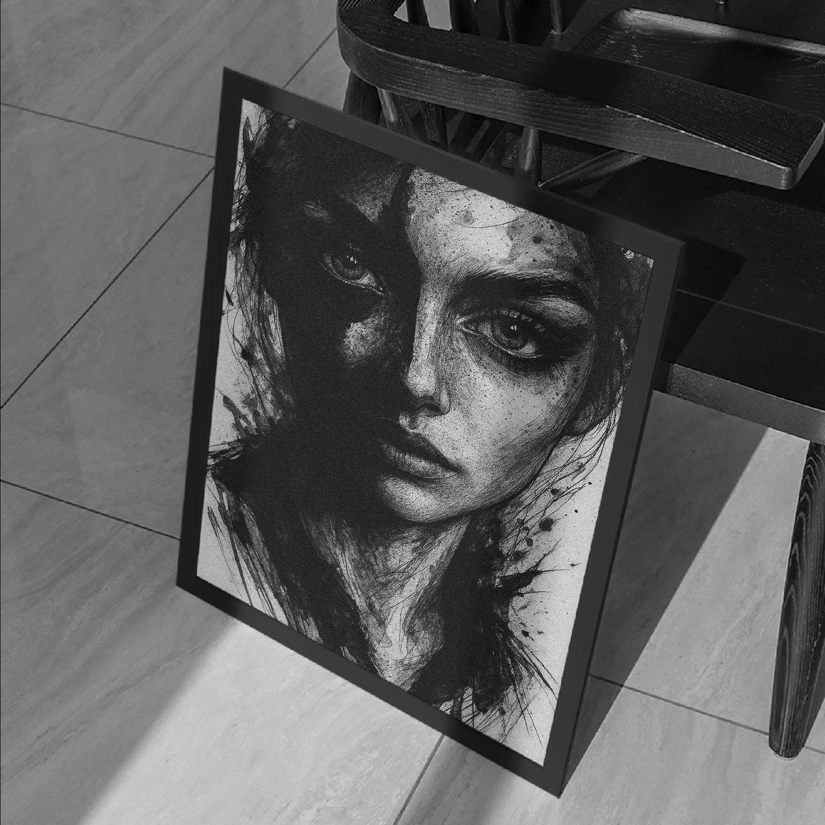 NORTH-STAR Poster Print Art ART-132-GAL-656-24C-INK-DMK - Image 6