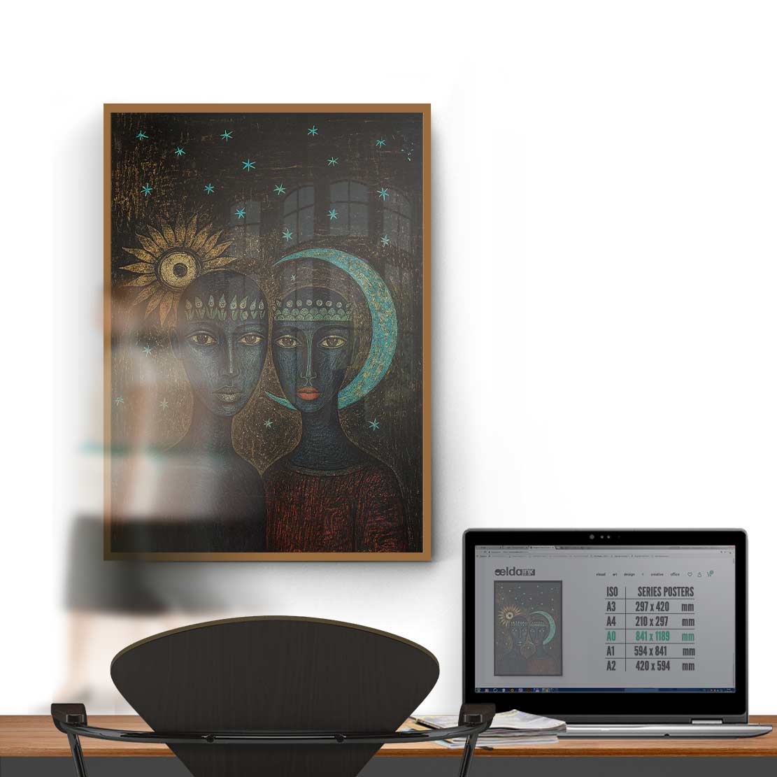 NORTH-STAR Poster Print Art ART-632-GAL-24Z-14C-INK-CVB - Image 6