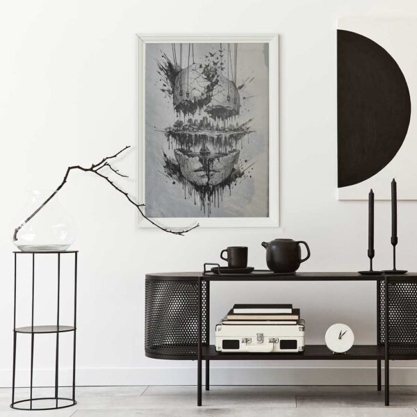 NORTH-STAR Poster Print Art ART-632-GAL-RE6-24C-INK-N42 A2