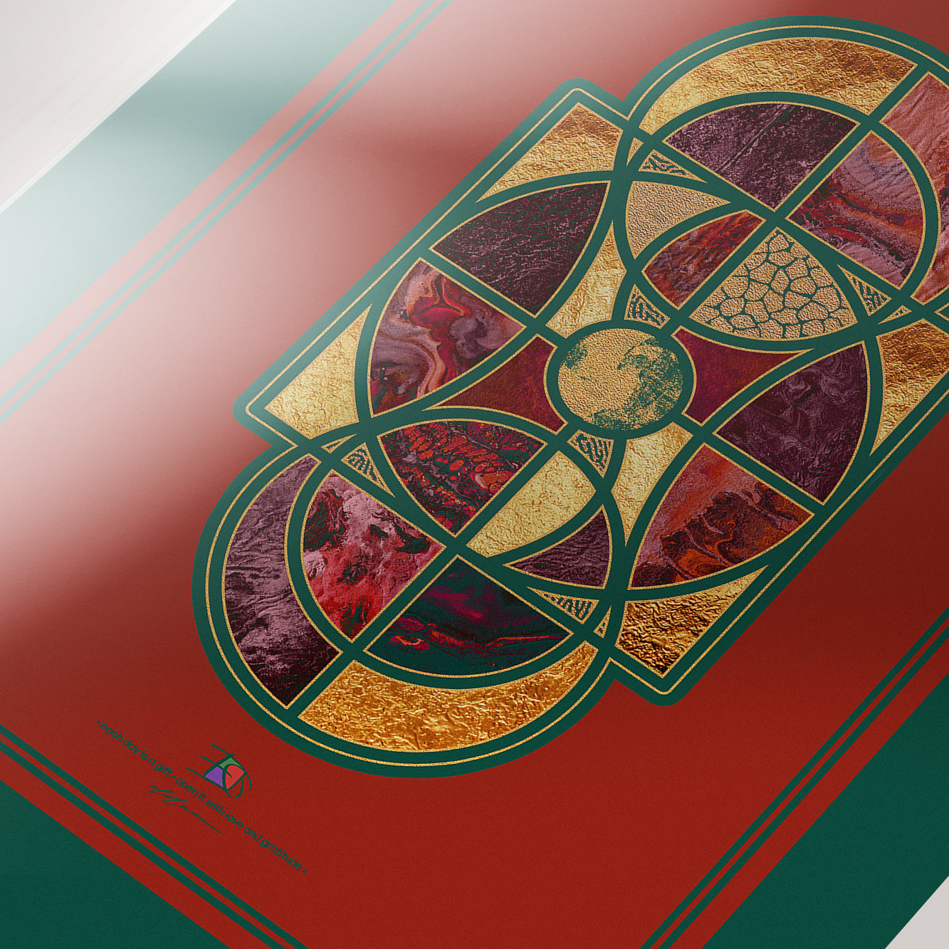 Vertex Kassia Poster Print Art AUR-4VG-365-DMT-ART-D11Aura - Image 7