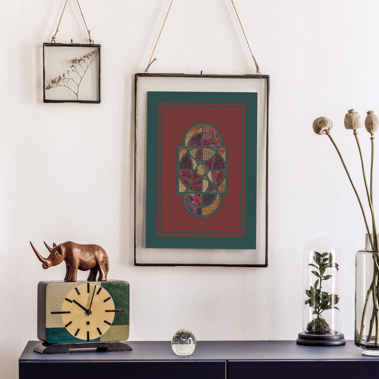 Vertex Kassia Poster Print Art AUR-4VG-365-DMT-ART-D11Aura - Image 3