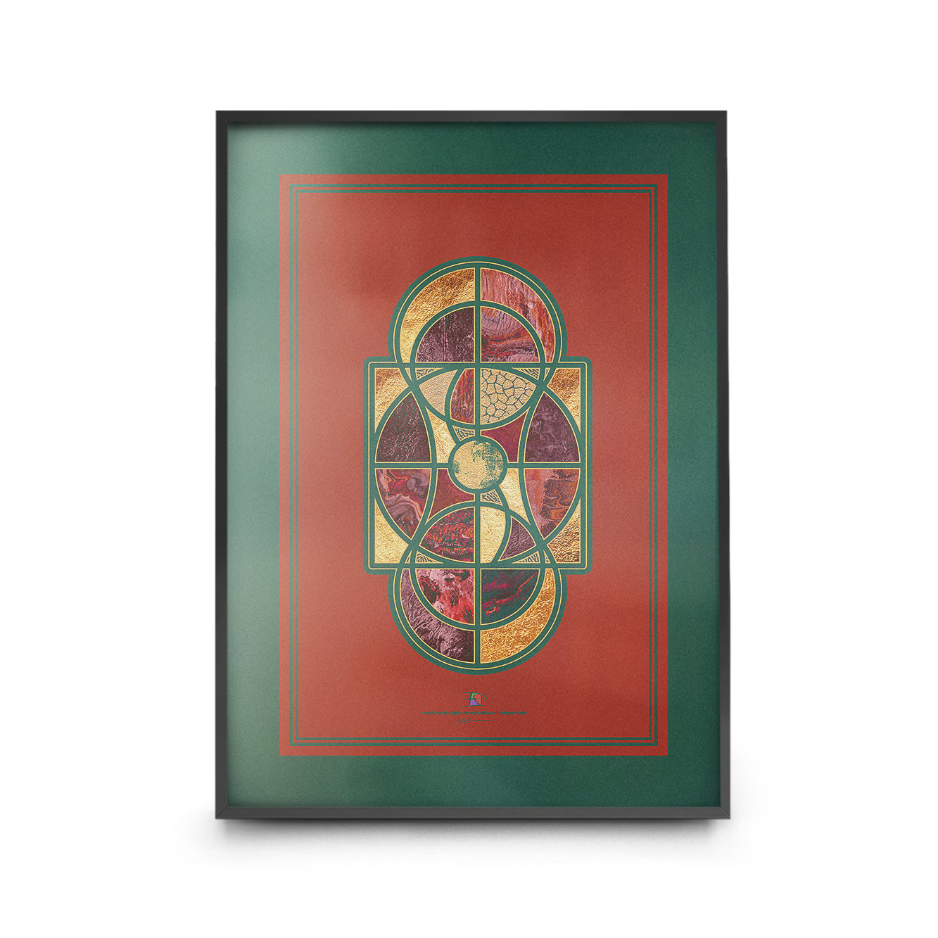 Vertex Kassia Poster Print Art AUR-4VG-365-DMT-ART-D11Aura - Image 4