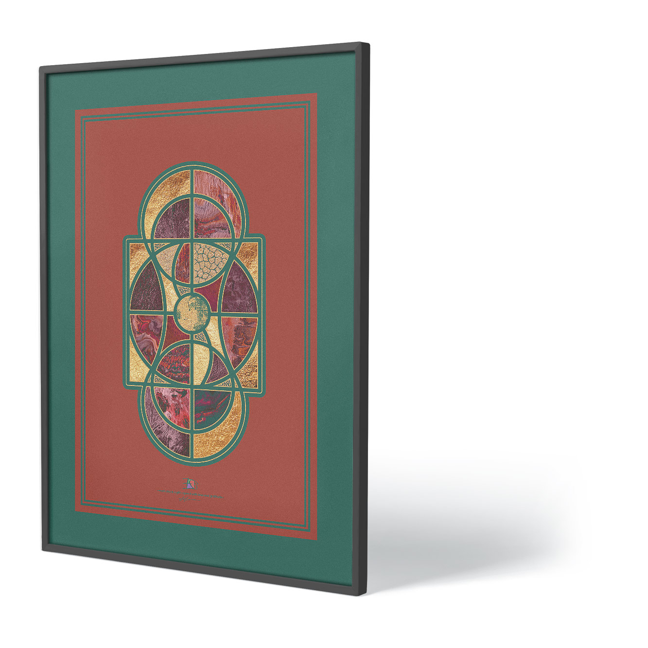 Vertex Kassia Poster Print Art AUR-4VG-365-DMT-ART-D11Aura