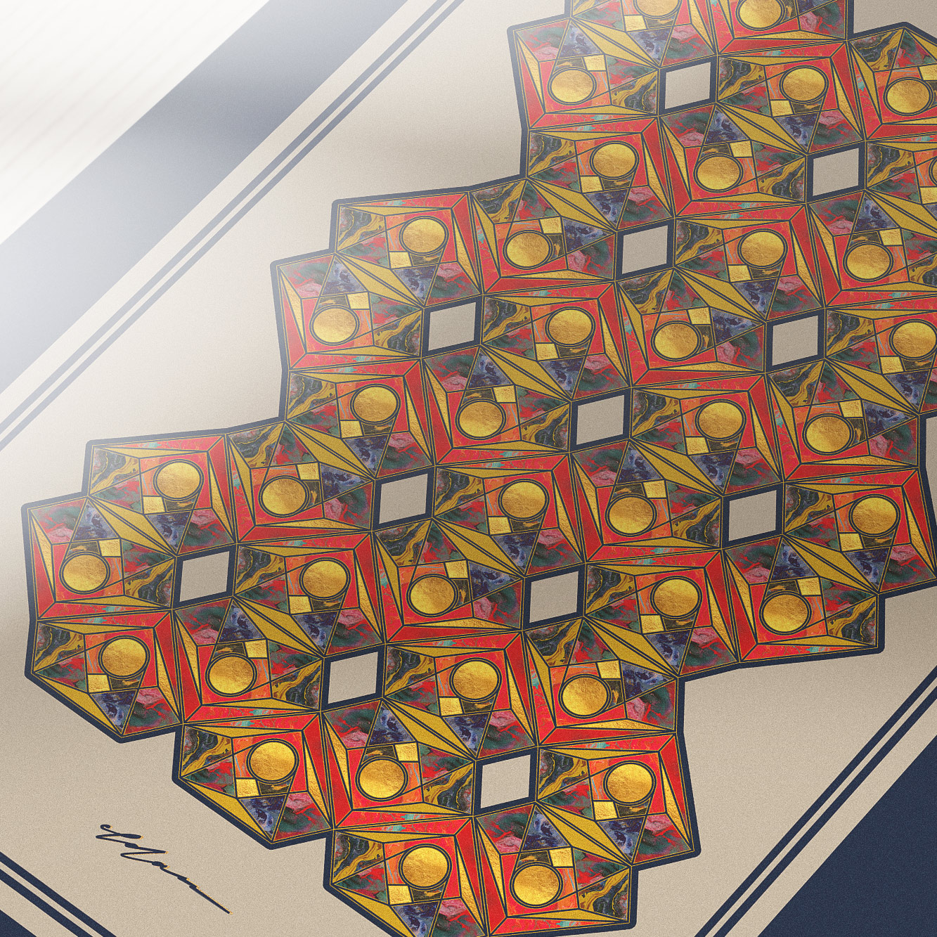 Vertex Kassia Poster Print Art ASH-AD8-554-AA-E69-369-634 Arvion - Image 5