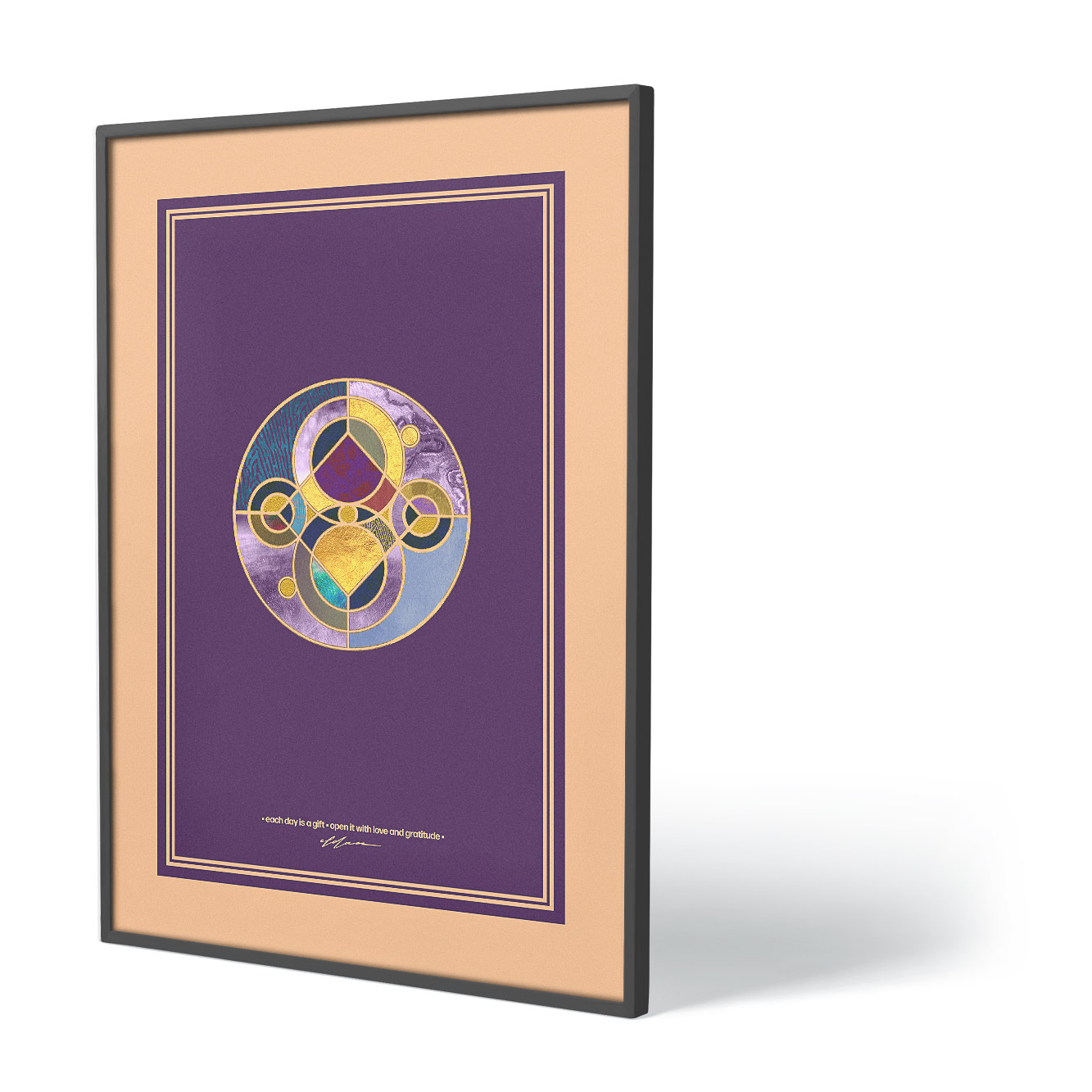 Vertex Kassia Poster Print Art GYR-OML-HEY-LUV-YOU-C05 Eliseo