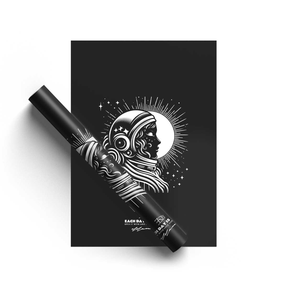 MOONLIGHT Art Poster Print INK-H52-284-MN6-ART-018 - Image 4