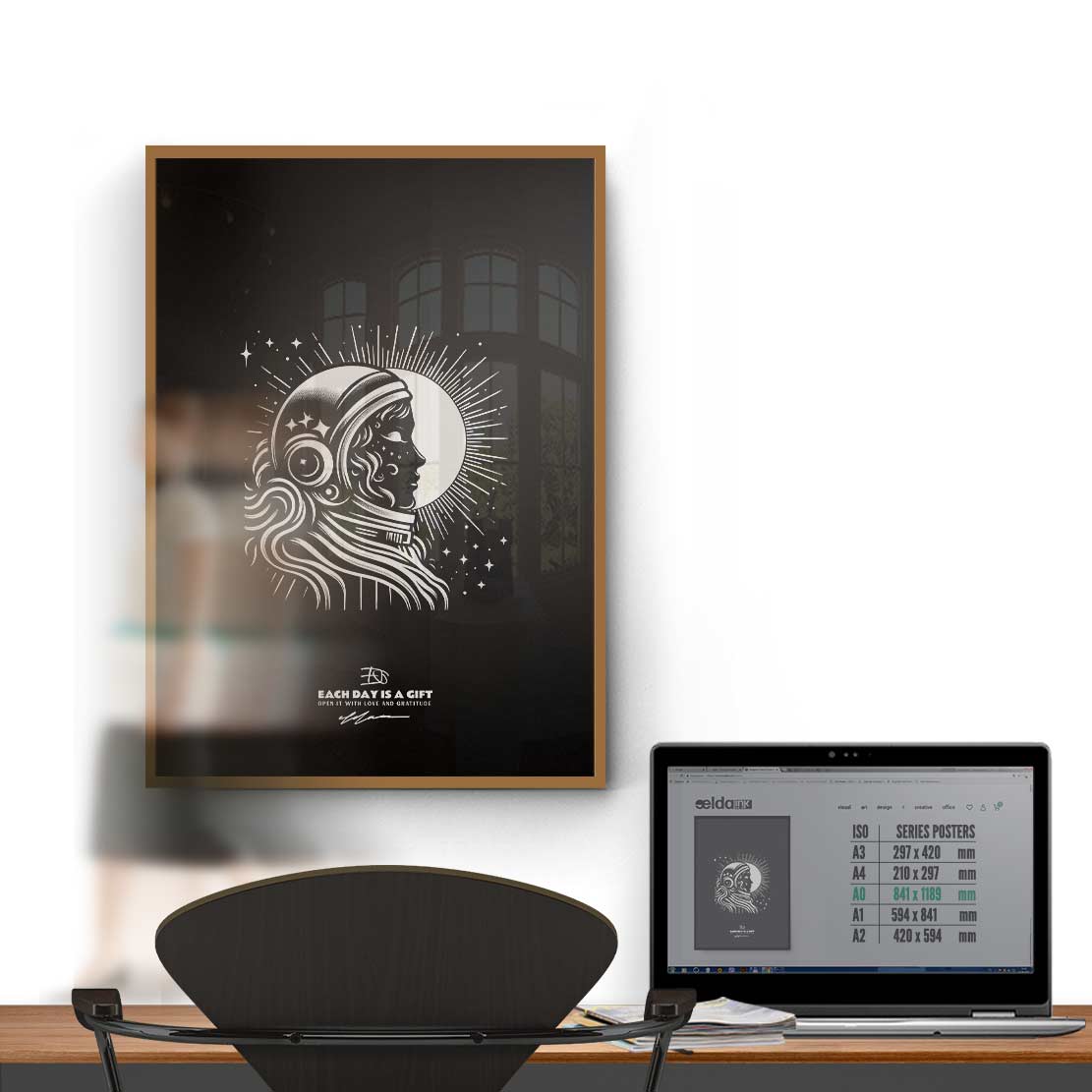 MOONLIGHT Art Poster Print INK-H52-284-MN6-ART-018 - Image 5