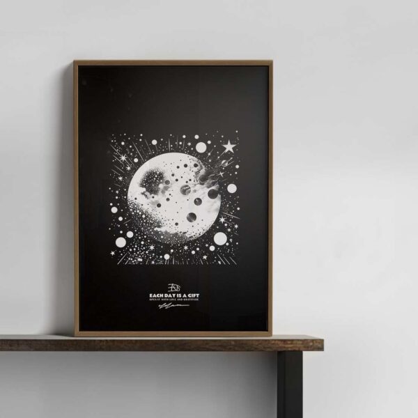 MOONLIGHT Art Poster Print INK-H52-284-MN6-ART-053