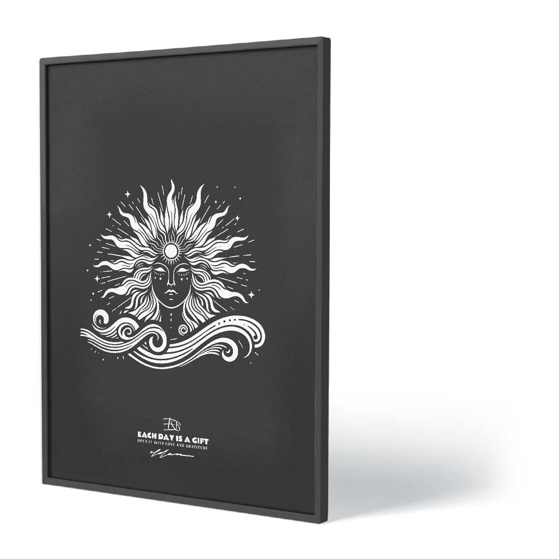 MOONLIGHT Art Poster Print INK-H52-284-MN6-ART-062