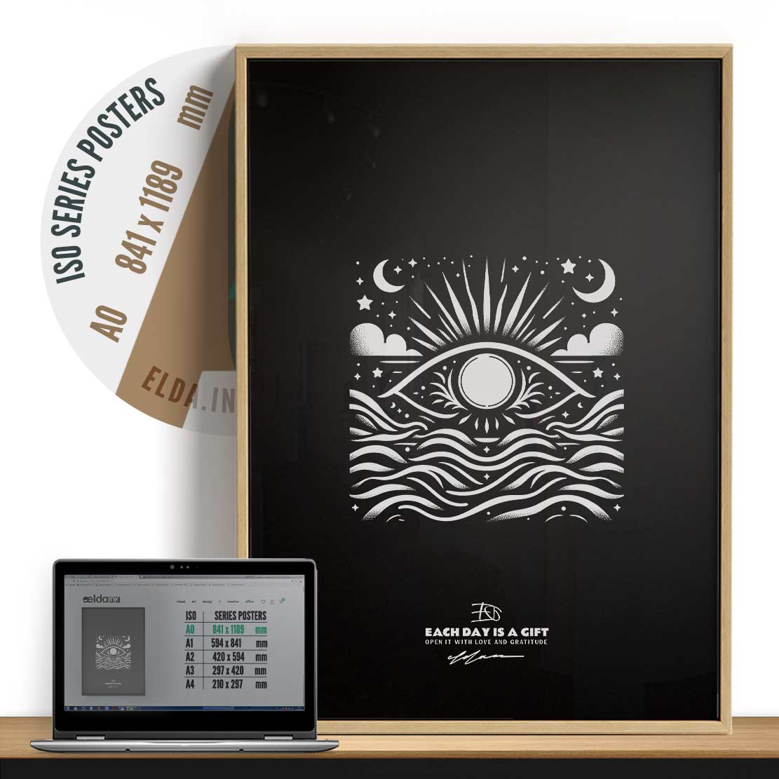 MOONLIGHT Art Poster Print INK-H52-284-MN6-ART-069 - Image 7