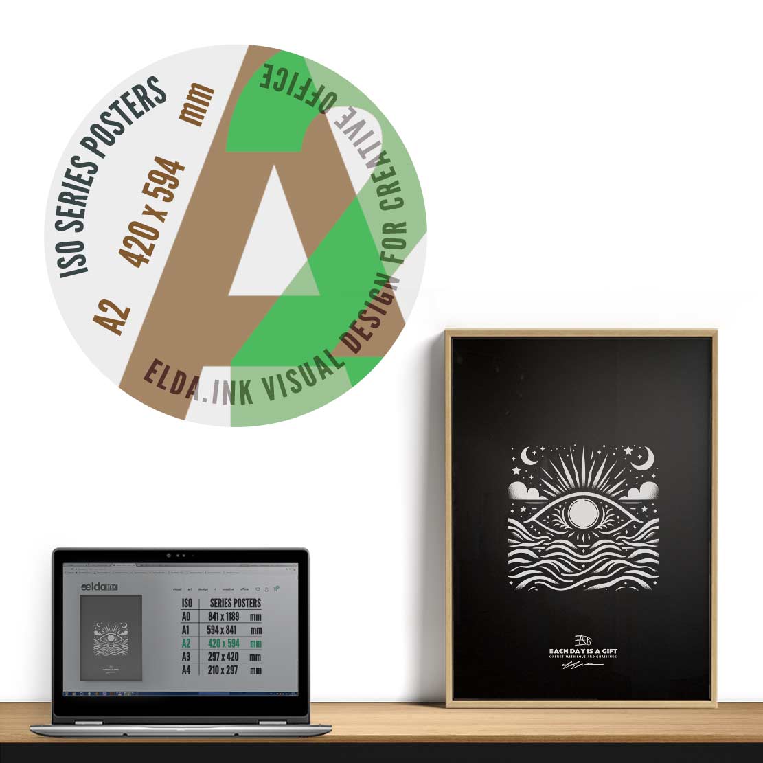 MOONLIGHT Art Poster Print INK-H52-284-MN6-ART-069 - Image 9