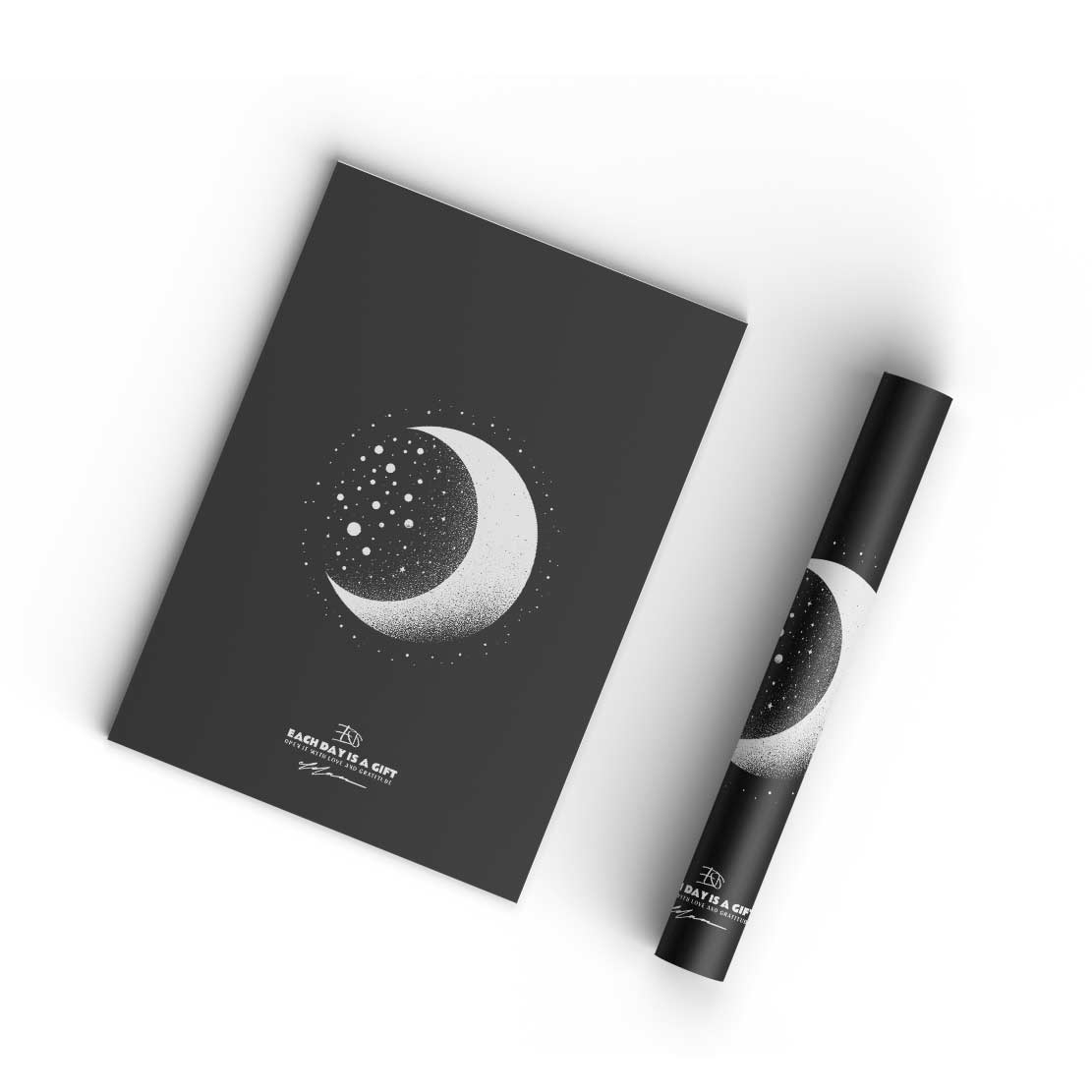 MOONLIGHT Art Poster Print INK-H52-284-MN6-ART-070 - Image 4