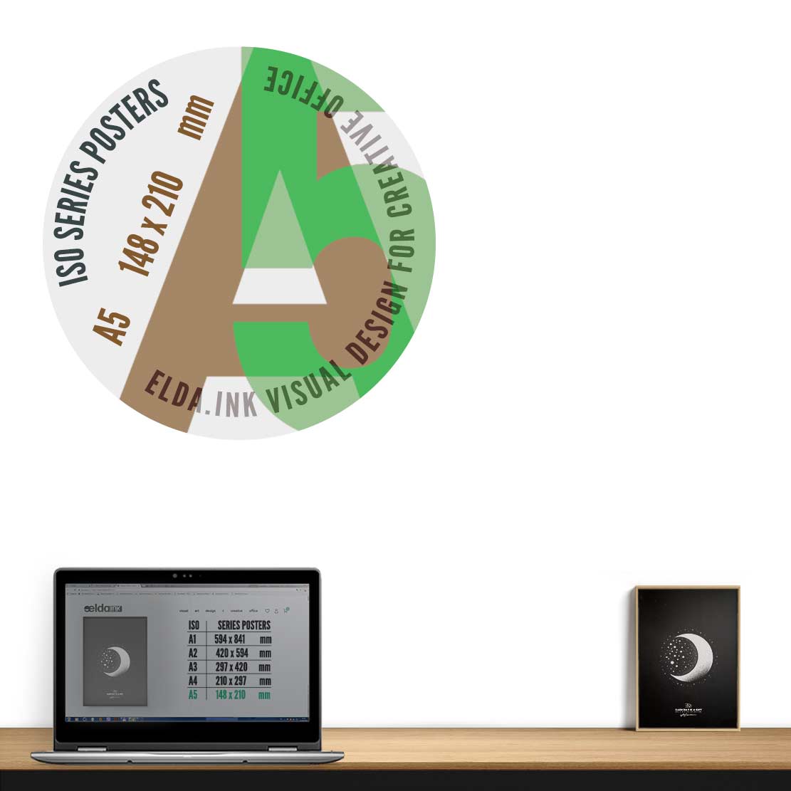 MOONLIGHT Art Poster Print INK-H52-284-MN6-ART-070 - Image 11