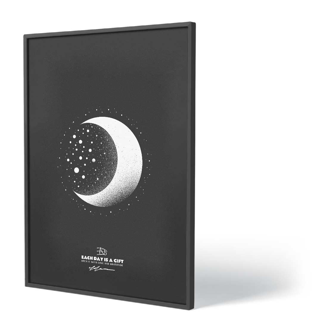 MOONLIGHT Art Poster Print INK-H52-284-MN6-ART-070