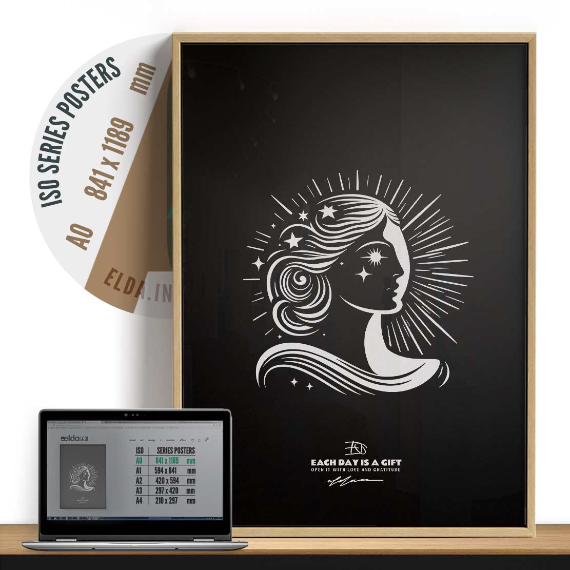 MOONLIGHT Art Poster Print INK-H52-284-MN6-ART-079 - Image 5