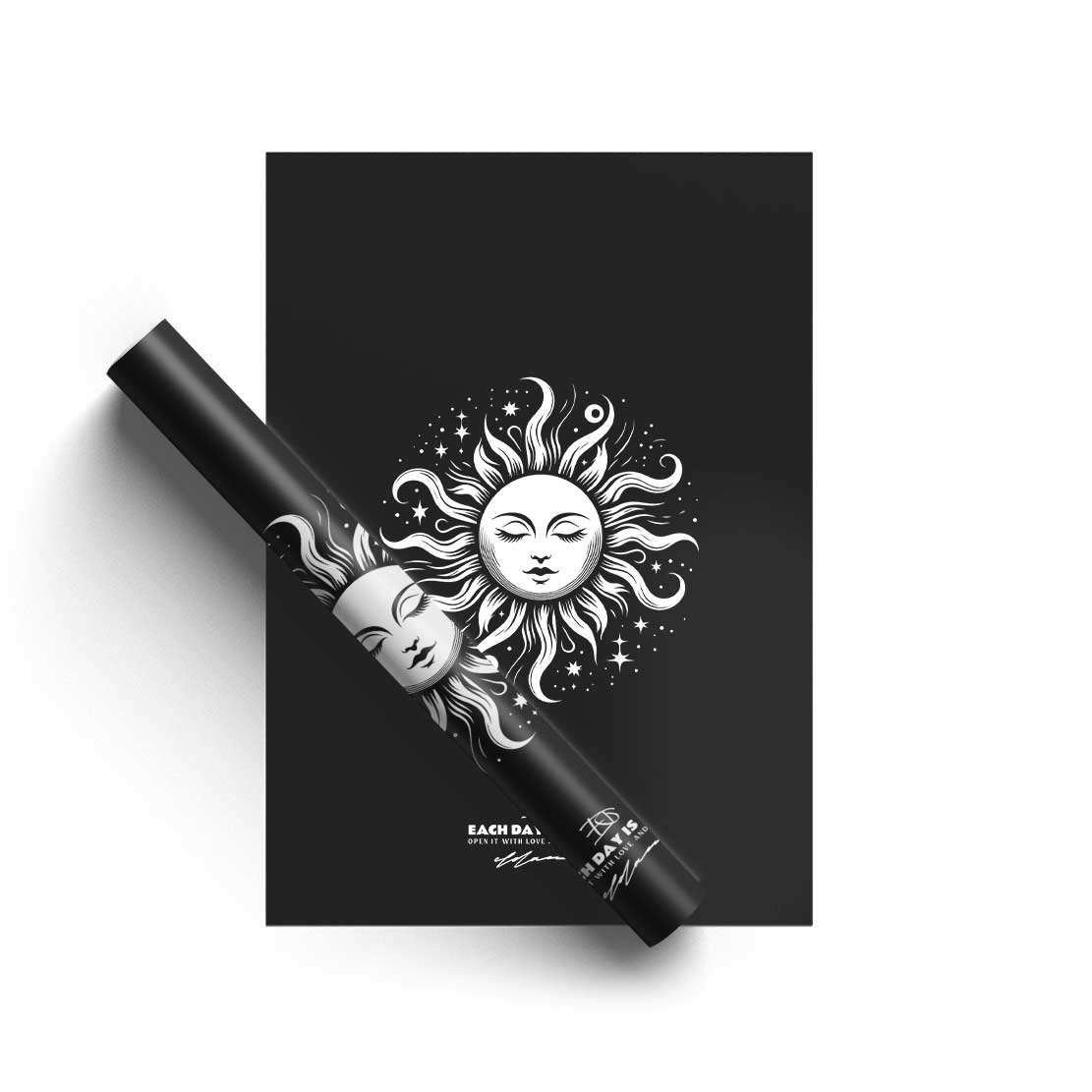 MOONLIGHT Art Poster Print INK-H52-284-MN6-ART-081 - Image 12