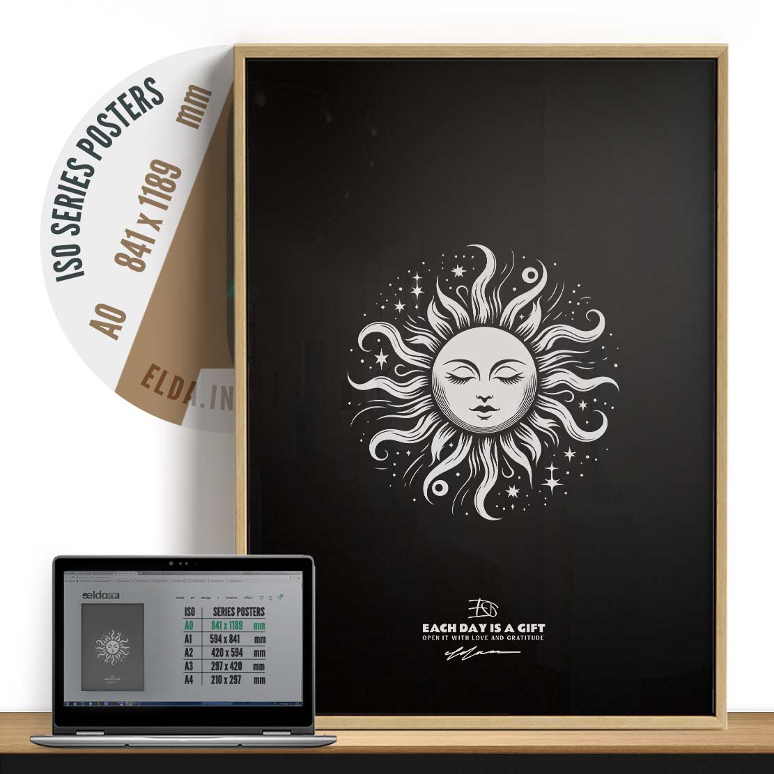 MOONLIGHT Art Poster Print INK-H52-284-MN6-ART-081 - Image 5