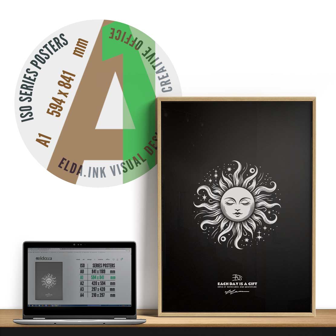 MOONLIGHT Art Poster Print INK-H52-284-MN6-ART-081 - Image 6