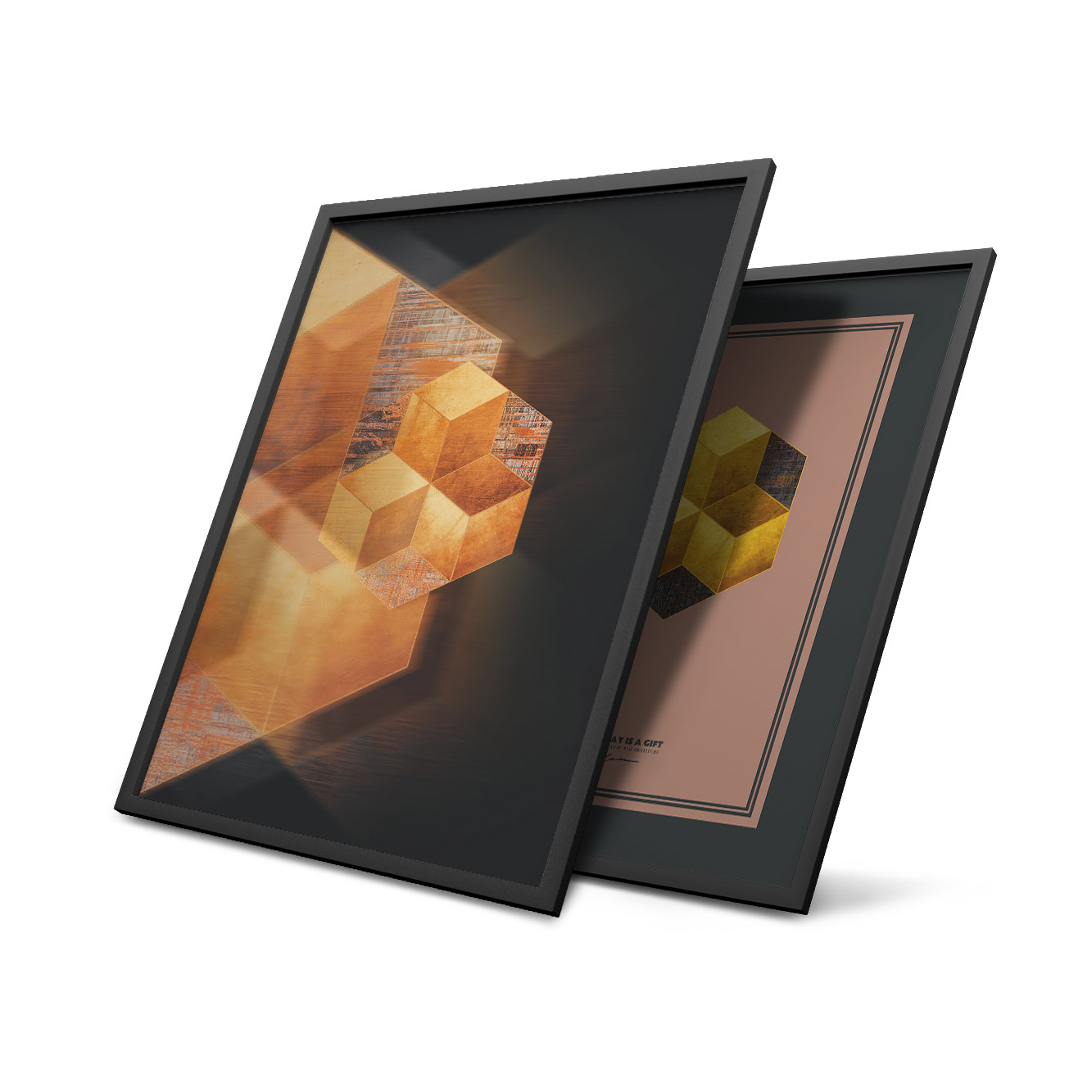 Vertex Kassia Poster Print Art RAF-369-BG5-INK-NH2-U63 Roxas - Image 3