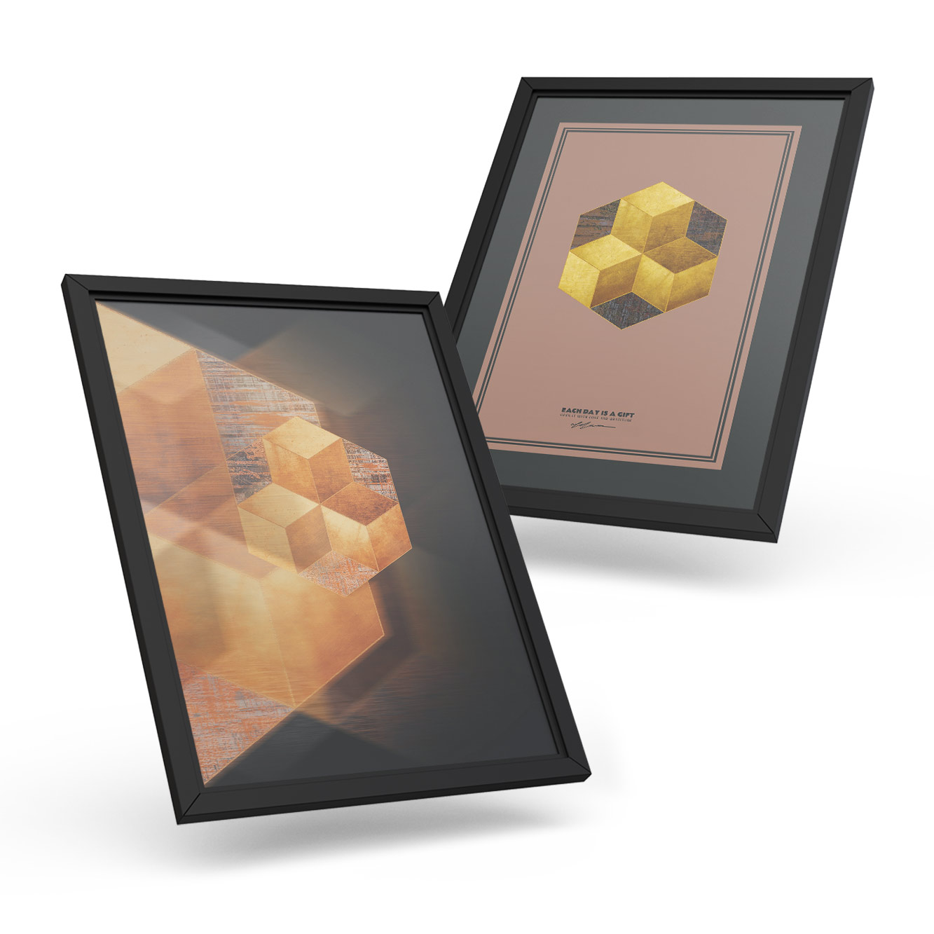 Vertex Kassia Poster Print Art RAF-369-BG5-INK-NH2-U63 Roxas - Image 15