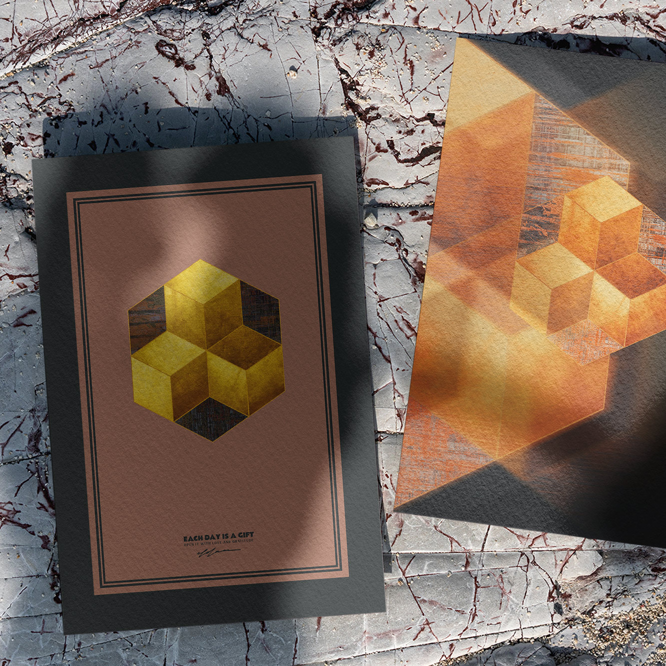 Vertex Kassia Poster Print Art RAF-369-BG5-INK-NH2-U63 Roxas - Image 17