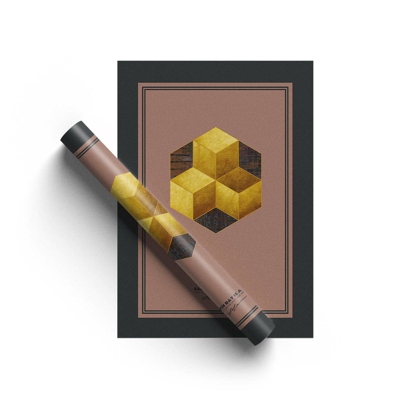 Vertex Kassia Poster Print Art RAF-369-BG5-INK-NH2-U63 Roxas - Image 20