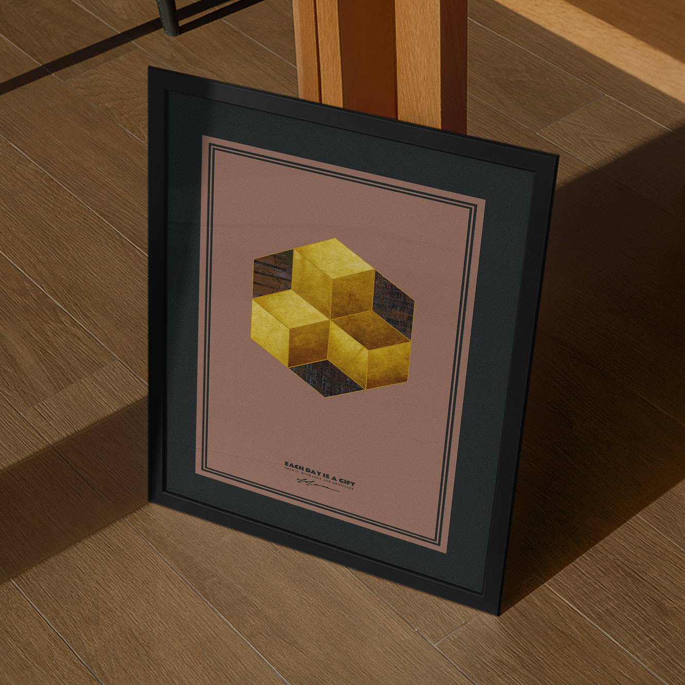 Vertex Kassia Poster Print Art RAF-369-BG5-INK-NH2-U63 Roxas - Image 4