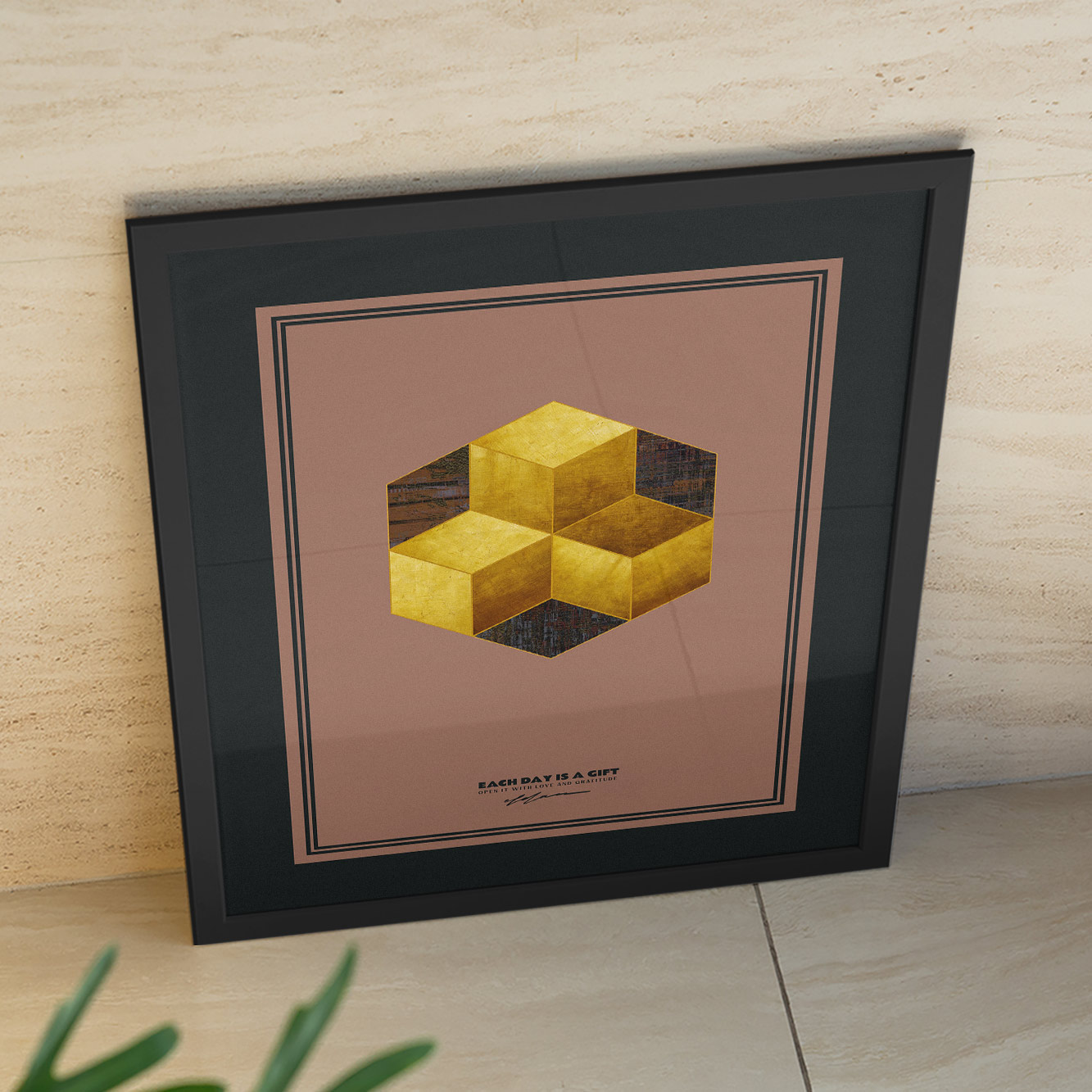 Vertex Kassia Poster Print Art RAF-369-BG5-INK-NH2-U63 Roxas - Image 5