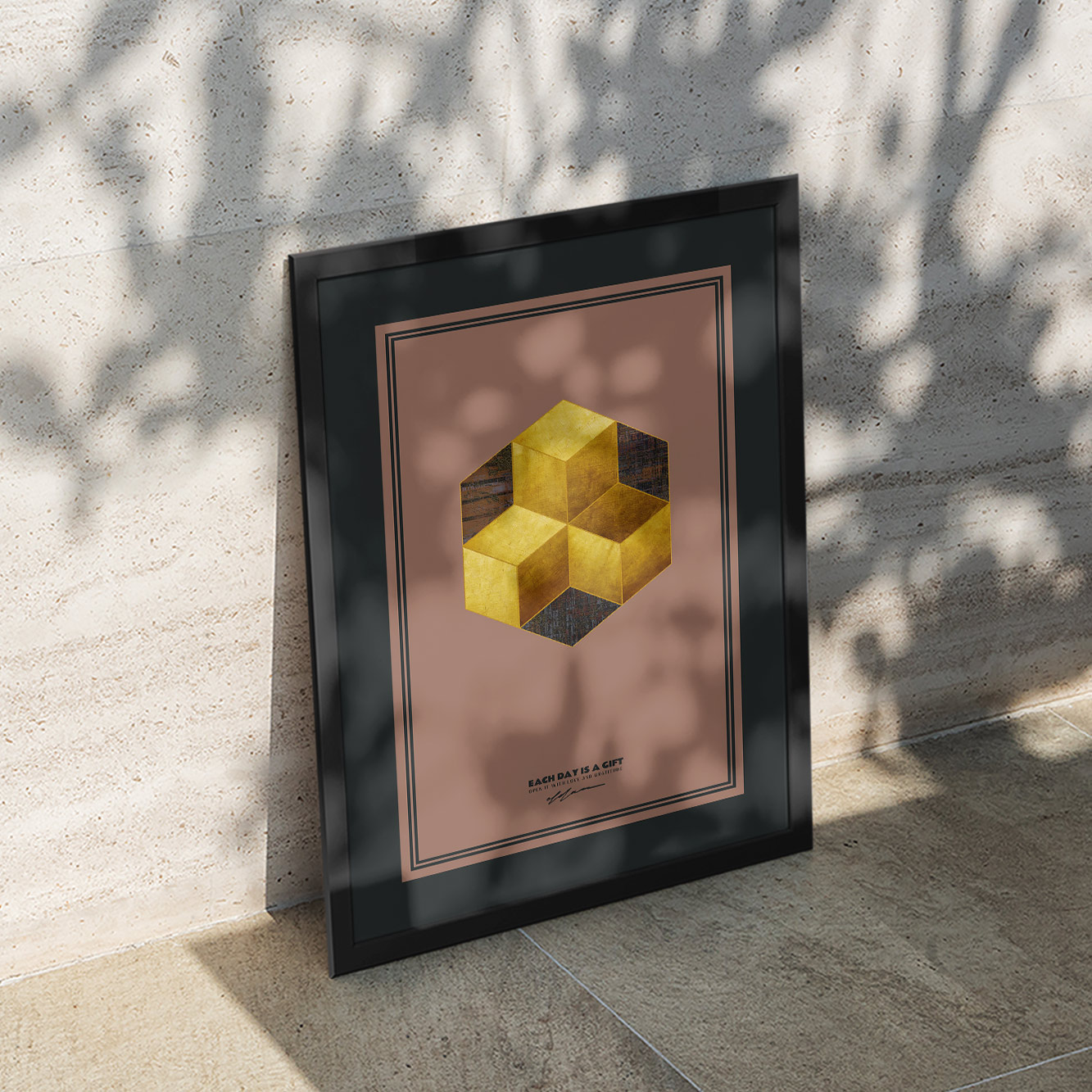 Vertex Kassia Poster Print Art RAF-369-BG5-INK-NH2-U63 Roxas - Image 2