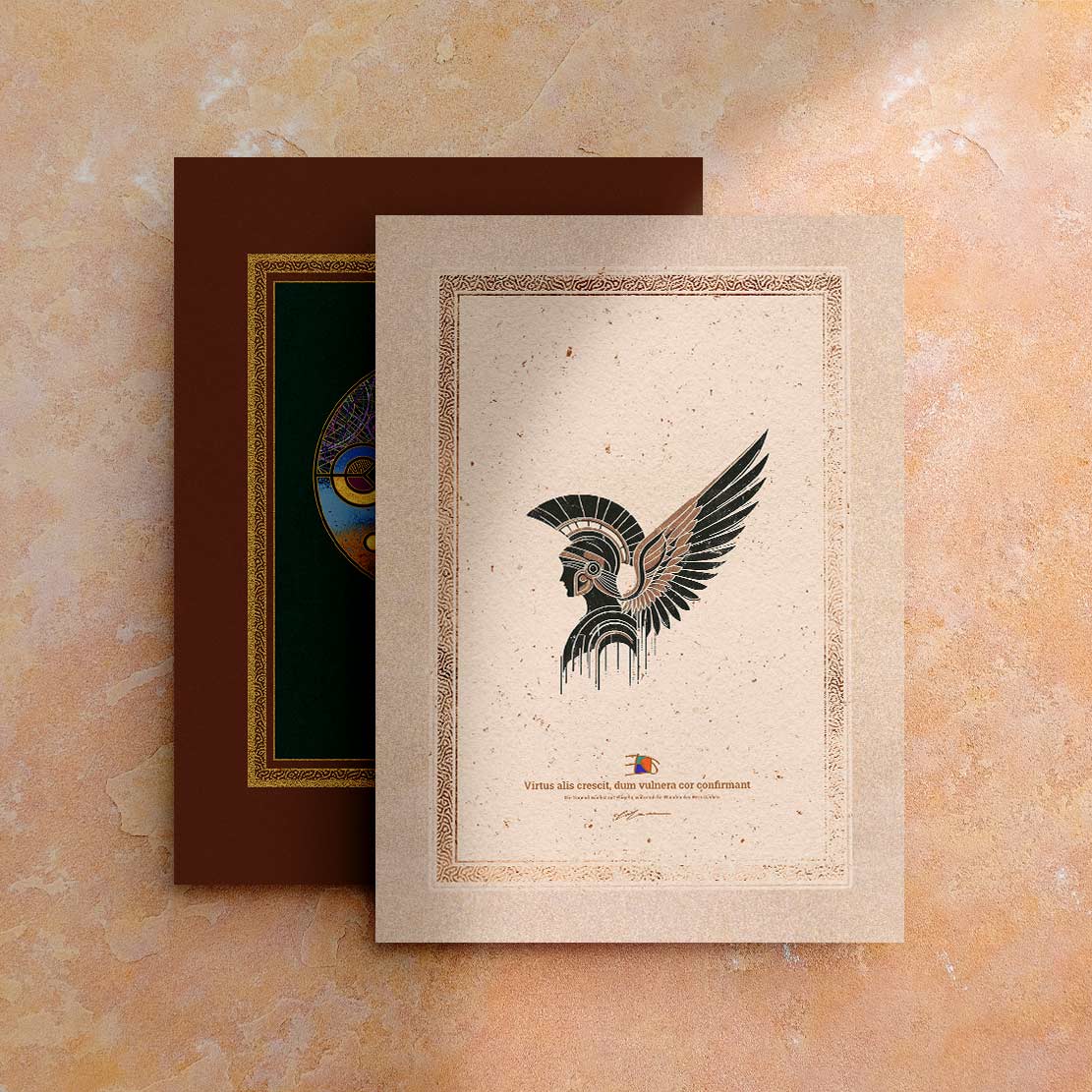 Pax ROMANA Poster Print Art RMN-PAX-369-INK-A13-DDS-49C - Image 7