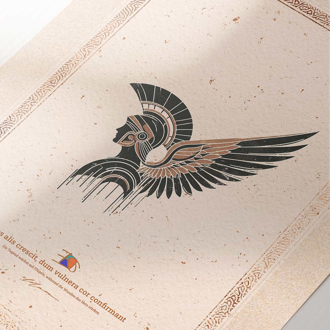 Pax ROMANA Poster Print Art RMN-PAX-369-INK-A13-DDS-49C - Image 2