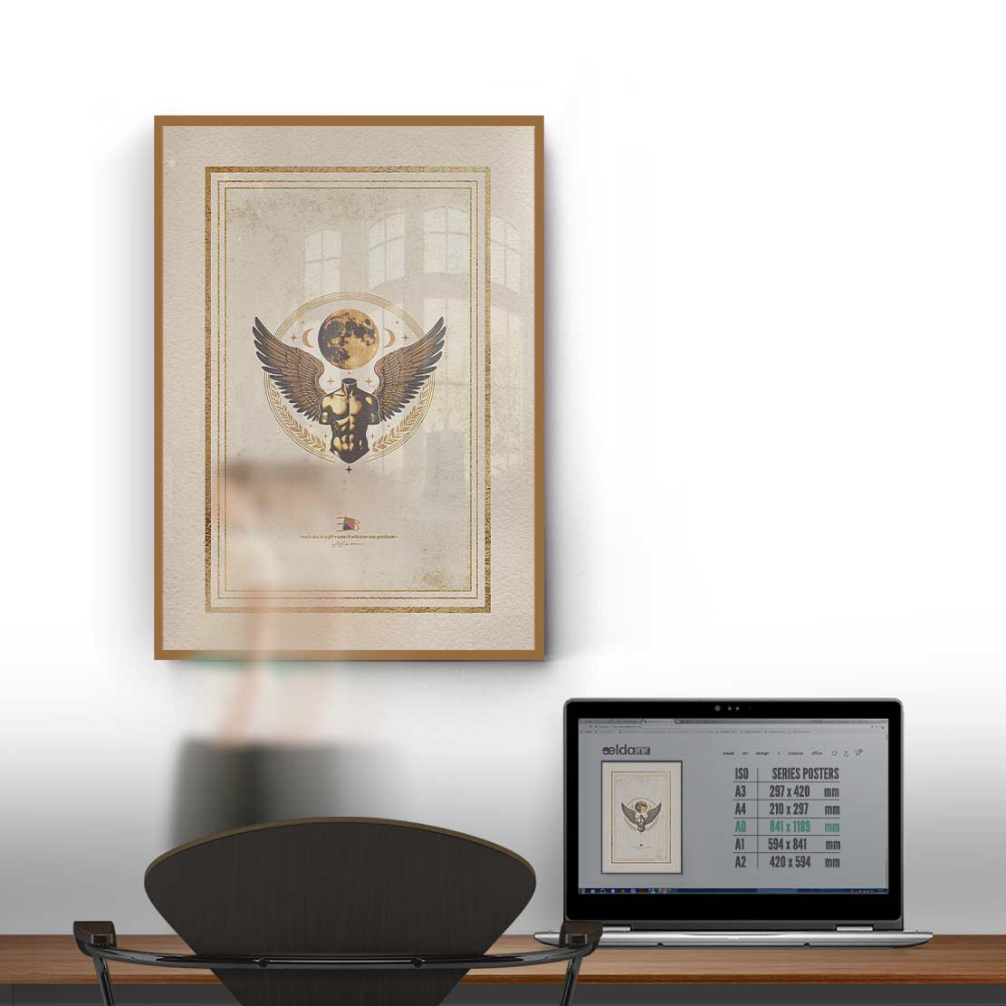 Pax ROMANA Poster Print Art RMN-ZXC-PD8-343-551-A3X-BRZ - Image 4