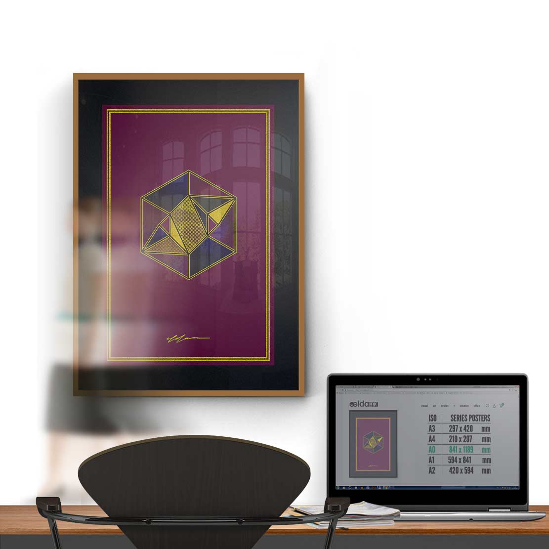 Vertex Kassia Poster Print Art TAB-TAT-HEY-L9V-Y7U-12V Nevia - Image 5