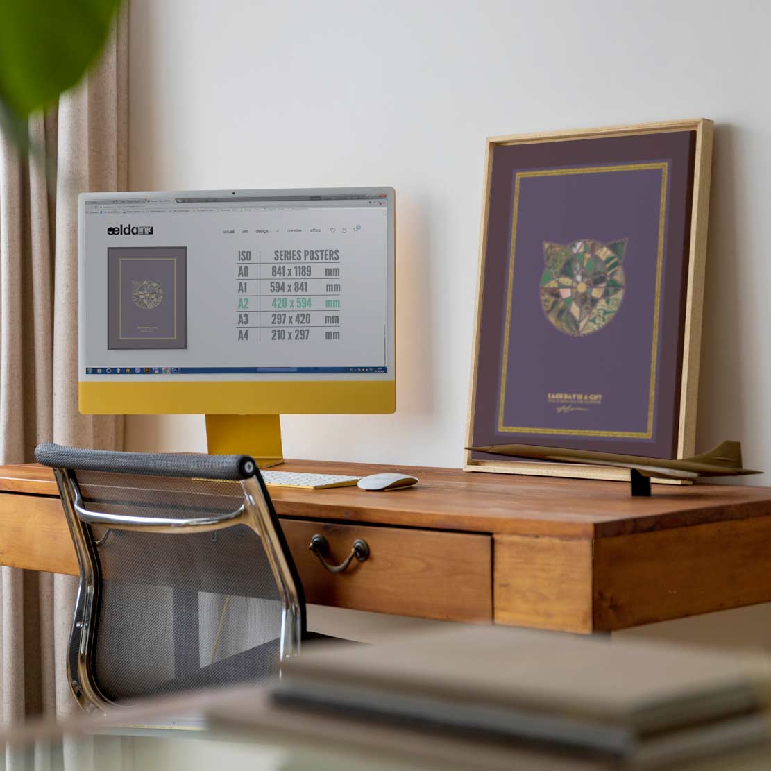 Vertex Kassia Poster Print Art TAL-U45-843-LKG-235-A61 Farohildis - Image 9