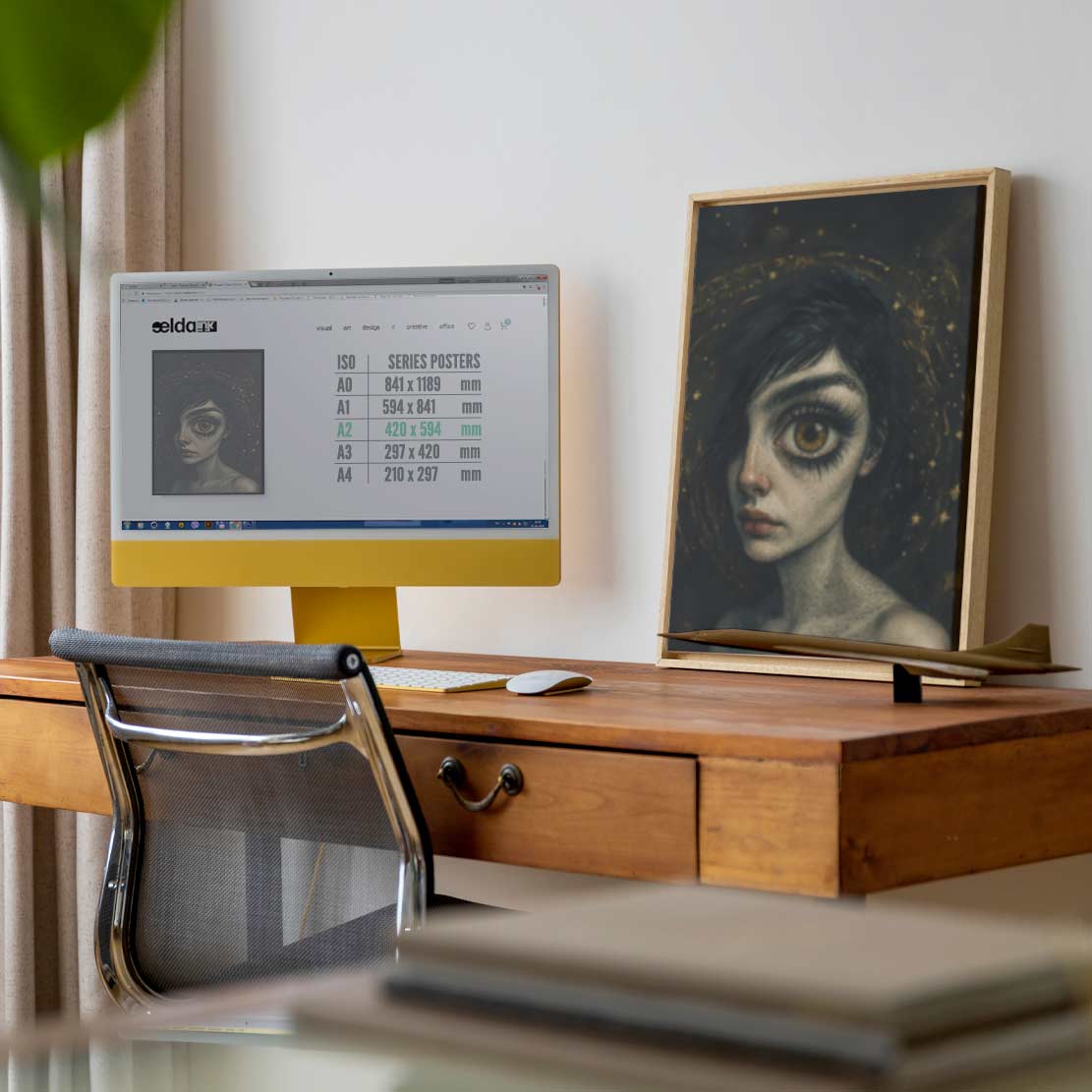 NORTH-STAR Poster Print Art ART-632-GAL-556-24C-INK-53F - Image 12