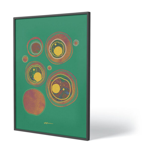 Vertex Kassia Poster Print Art DOT-SWE-ART-INK-LUV-A16 Roxas