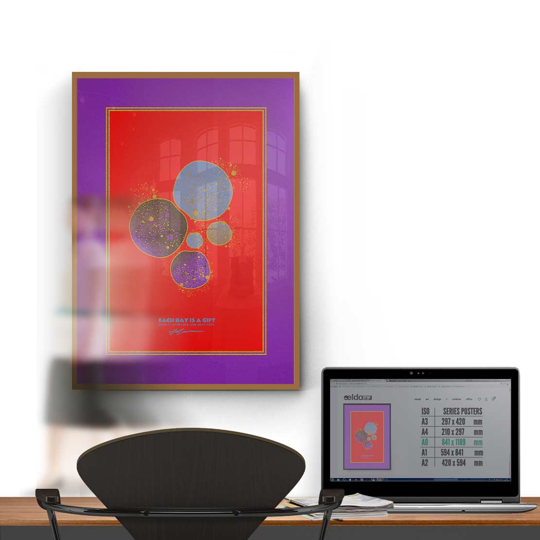 Vertex Kassia Poster Print Art ELS-A45-75H-STR-ART-332 Rian - Image 5