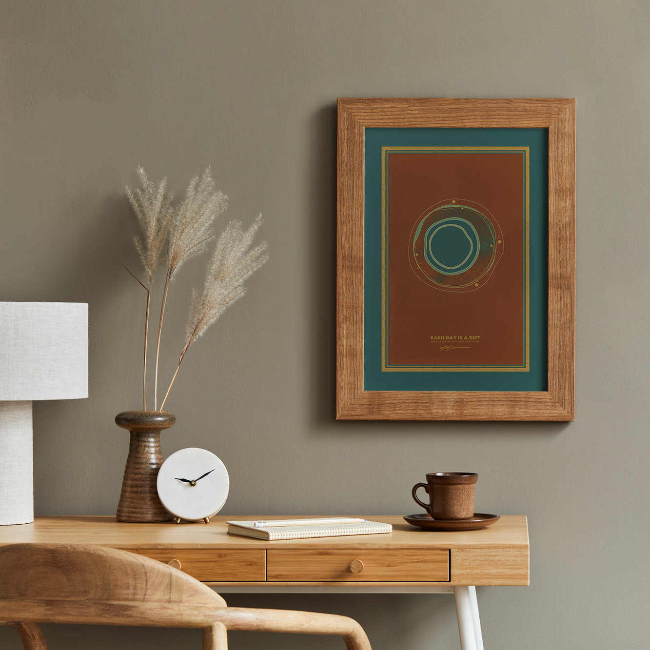 Vertex Kassia Poster Print Art RIA-B06-ART-AD8-LZV-D8 Rian Clone - Image 3