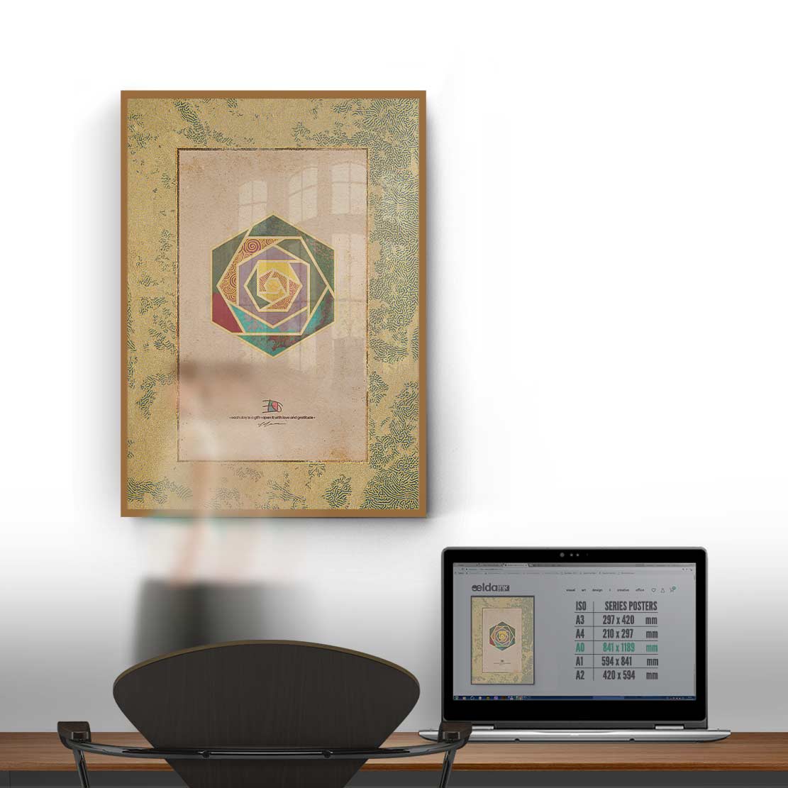 Vertex Kassia Poster Print Art VER-416-SHA-OCE-N62-V20 Shani - Image 4