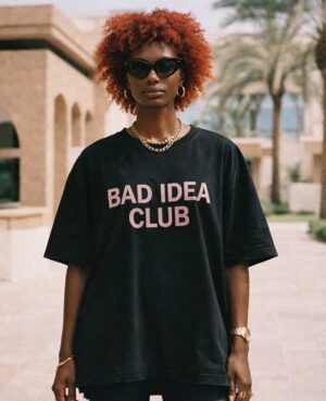 ELDA.INK Bold & Spicy [ O II O ] Hybrid Oversized T-Shirt BLD-INK-VGT-CFD-VGH